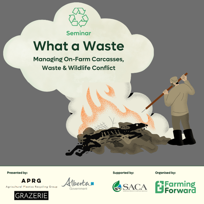What a Waste: Managing On-Farm Carcasses, Wildfire Conflict & Plastic Waste