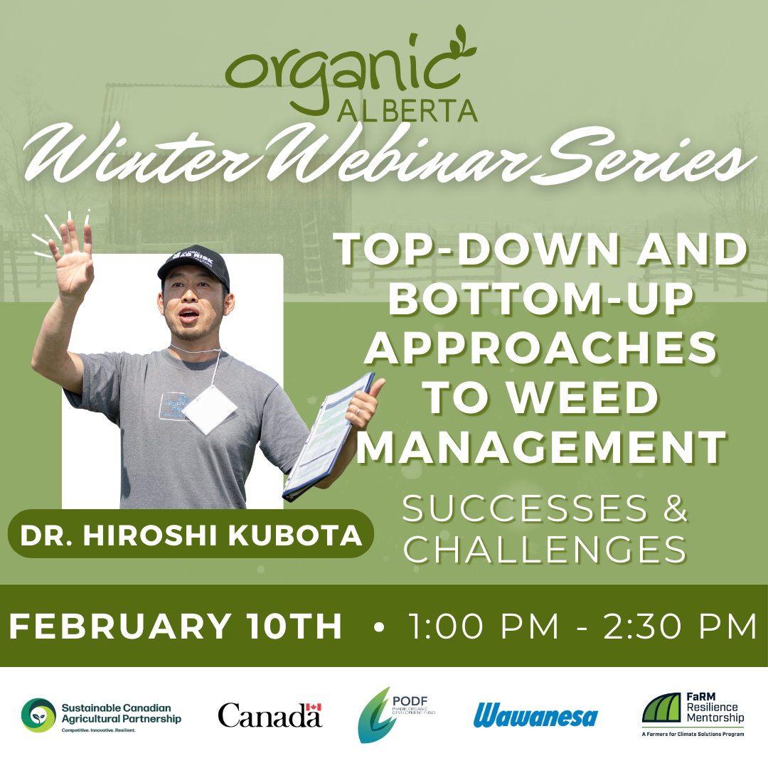 Top-down and bottom-up approaches to weed management: successes and challenges, Winter Webinar #4