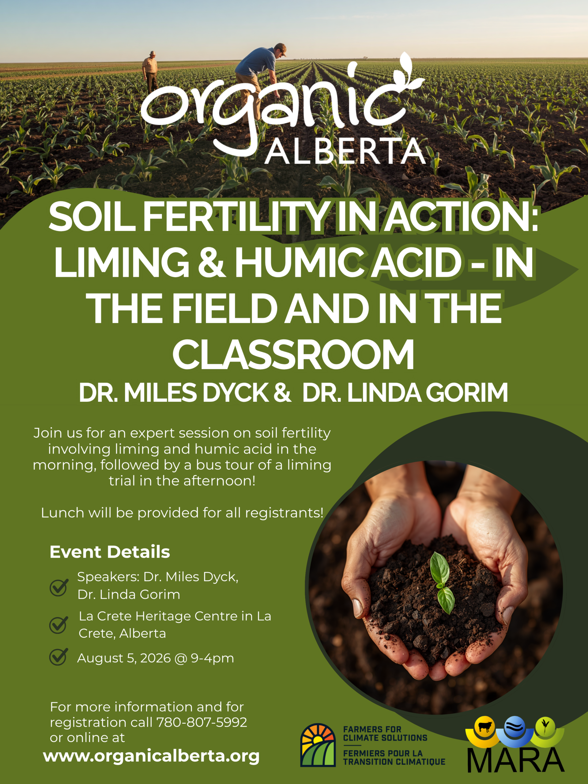 Soil Fertility in Action: Liming and Humic Acid - In the Field and In the Classroom